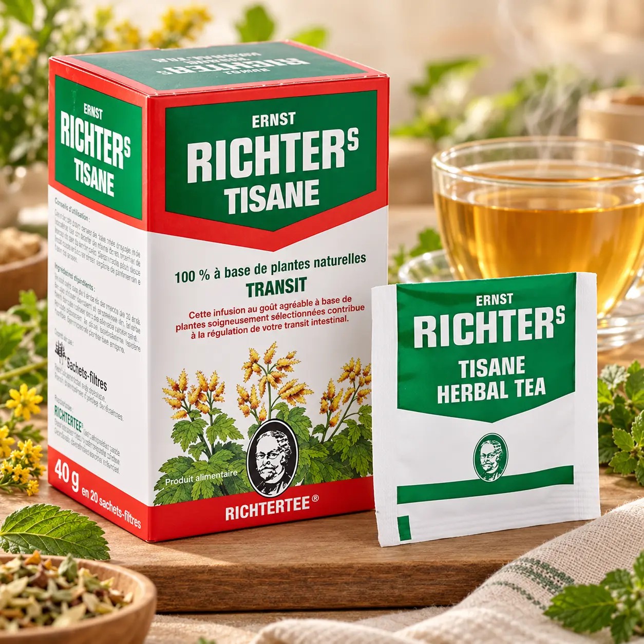 Tisane Ernst Richter's — Transit — Tisane Ernst Richter's Transit — 40 g