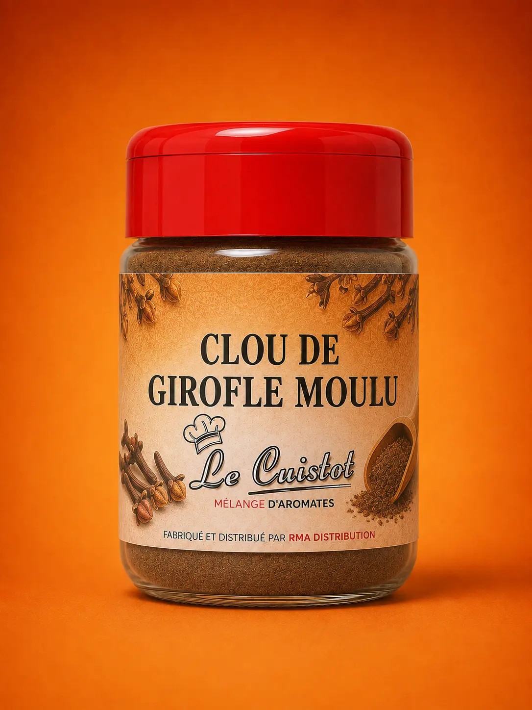Le Cuistot Clou de Girofle Moulu — Bocal plastique prêt à l'emploi