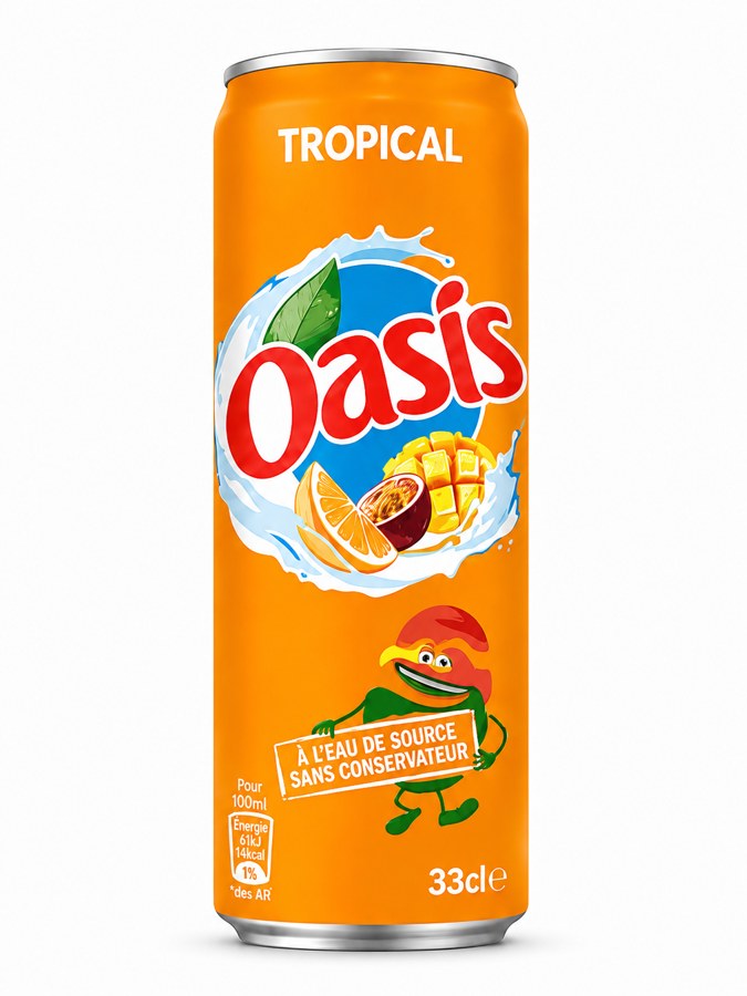 Oasis Tropical — Canette 33 cl
