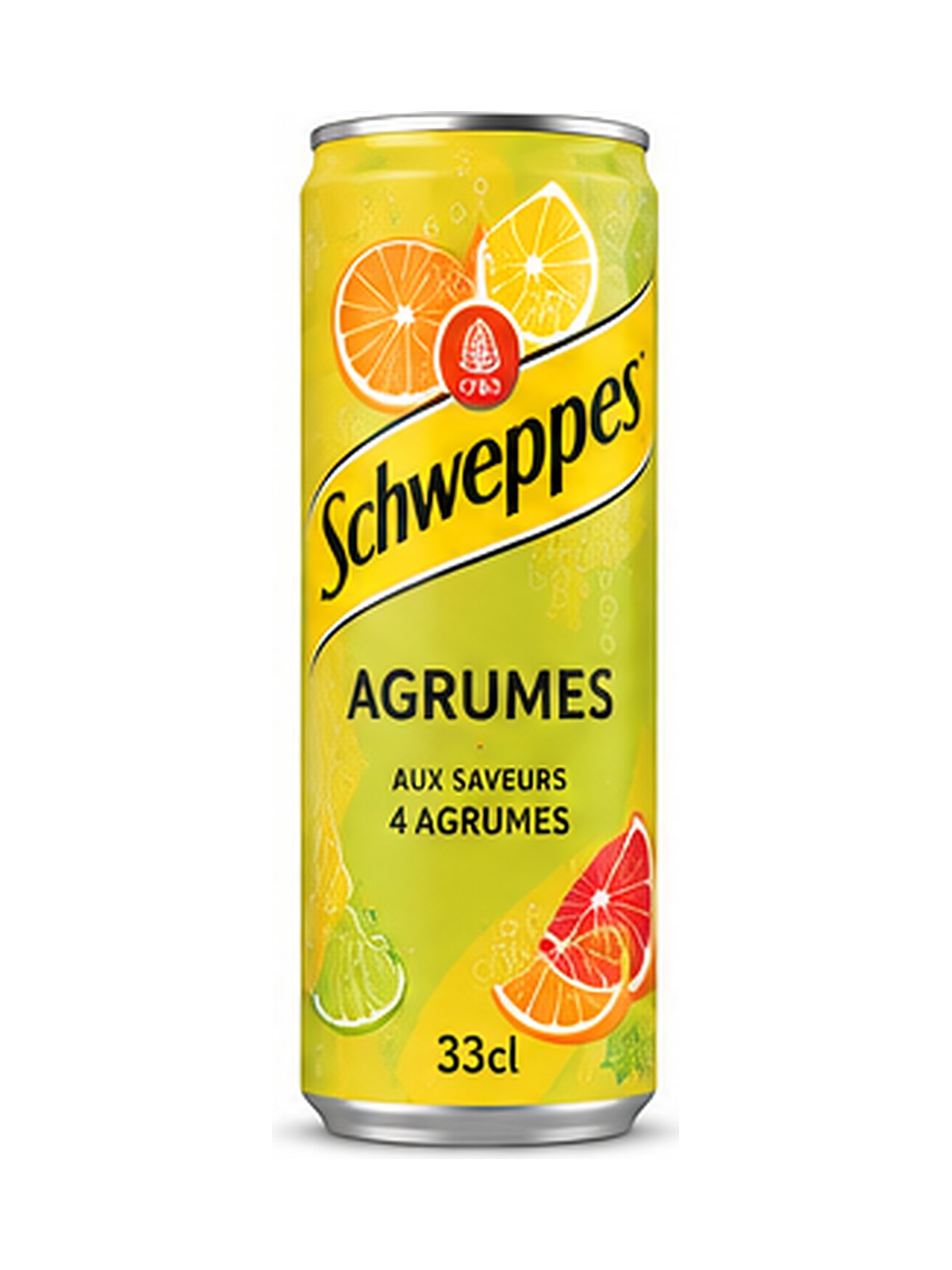 Schweppes Agrumes — Canette 33 cl