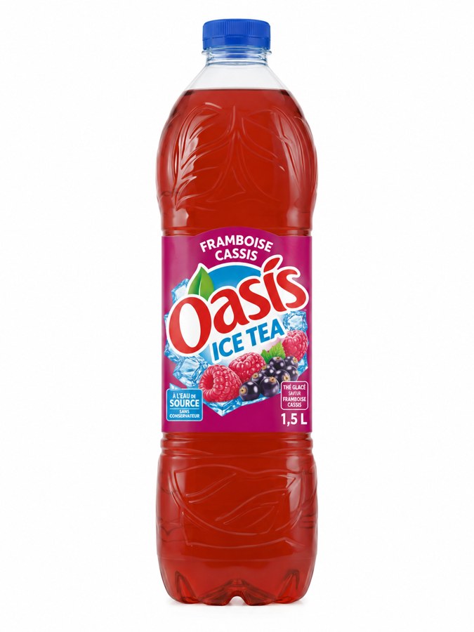 Oasis Ice Tea Framboise Cassis — Bouteille 1,5 L