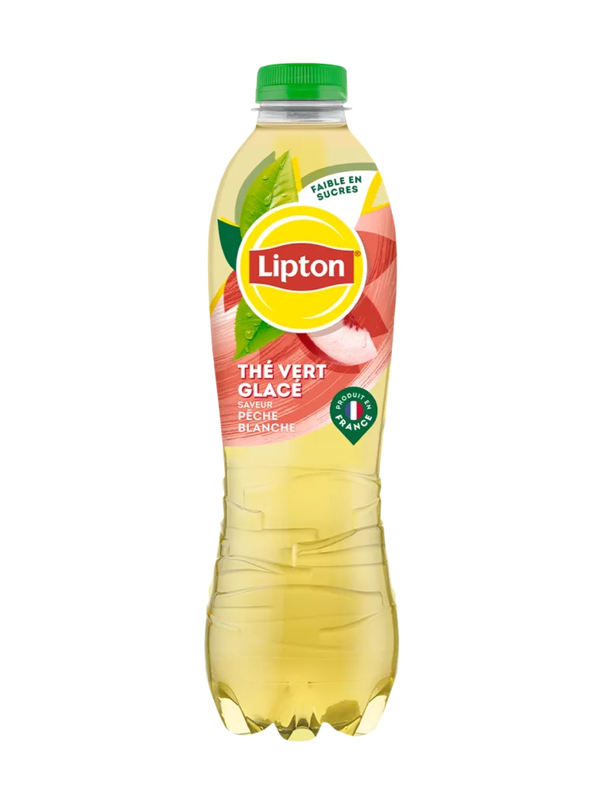 Lipton Thé Vert Glacé Pêche Blanche — Bouteille 1,25 L