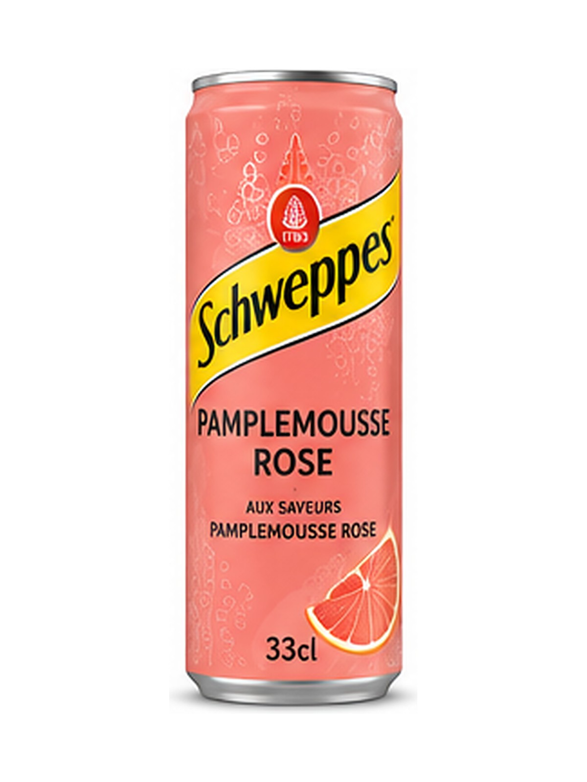 Schweppes Pamplemousse Rose — Canette 33 cl