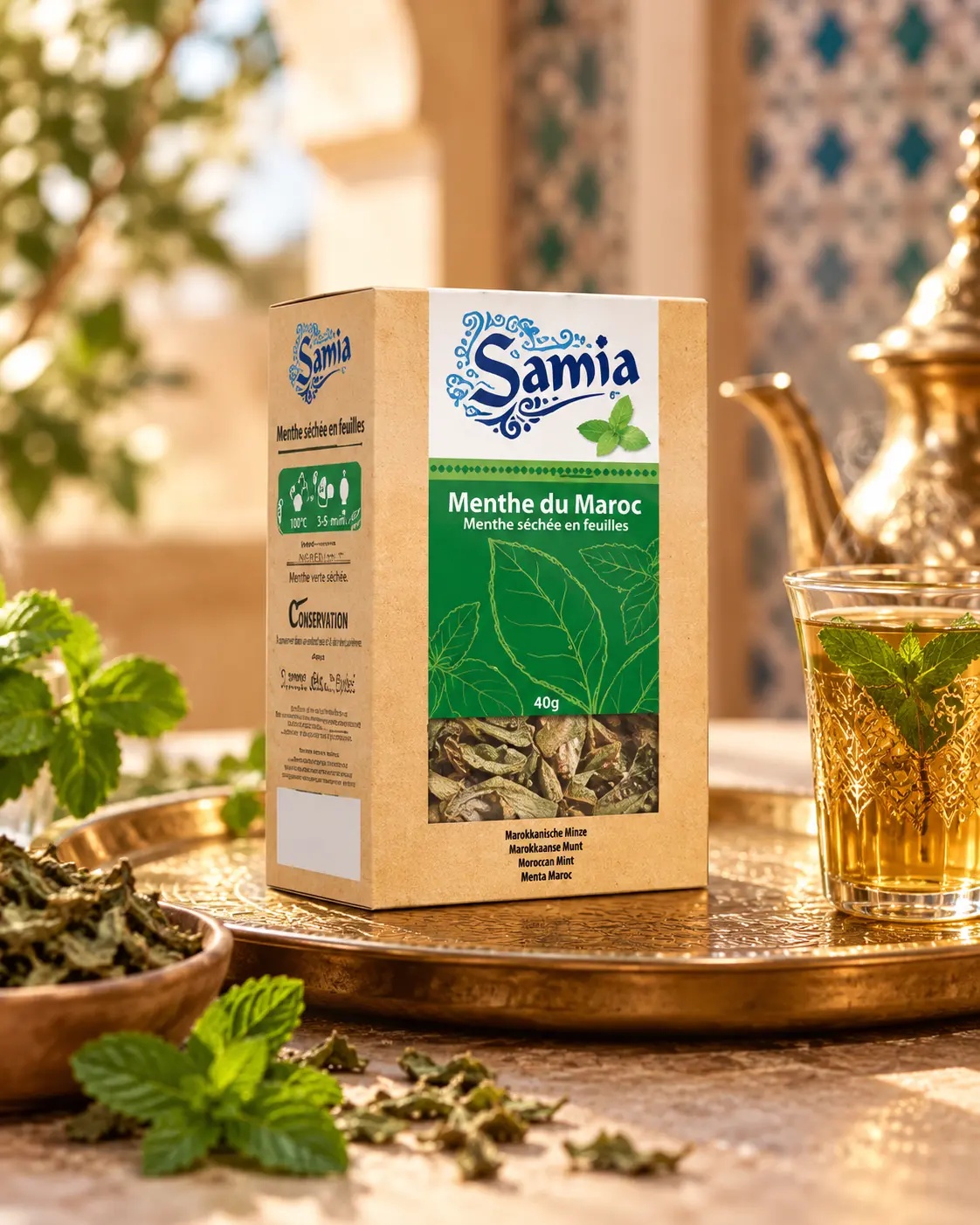 Menthe du Maroc Samia — Menthe du Maroc Samia — 40 g