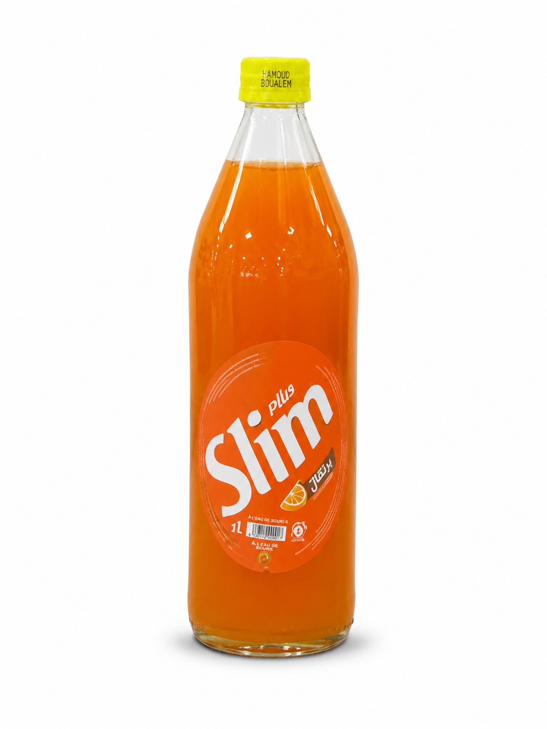 Hamoud Slim Plus Orange — Bouteille verre 1 L