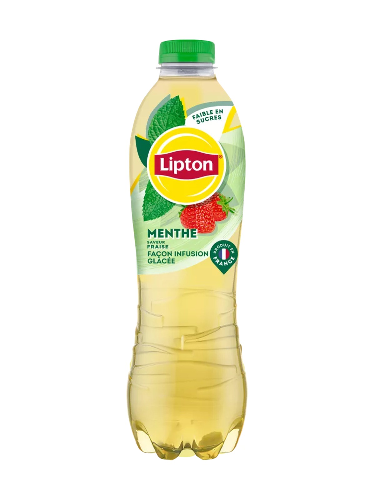 Lipton Menthe Saveur Fraise — Bouteille 1,25 L