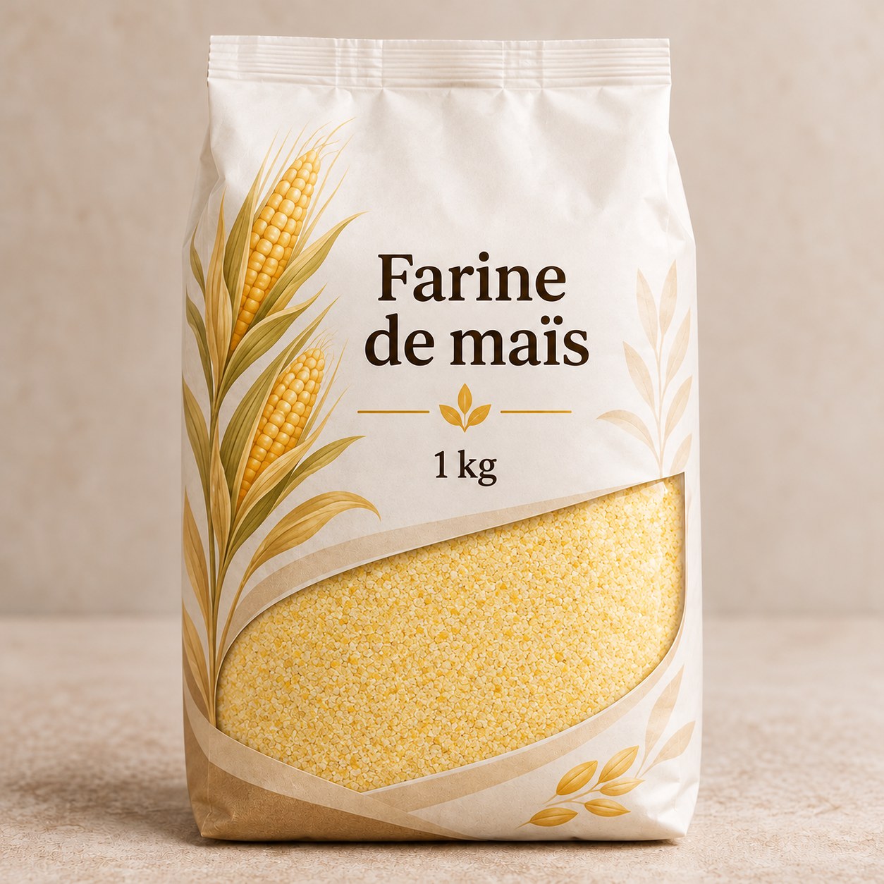 Farine de maïs & Semoules de maïs et d'orge — Farine de maïs — 1 kg