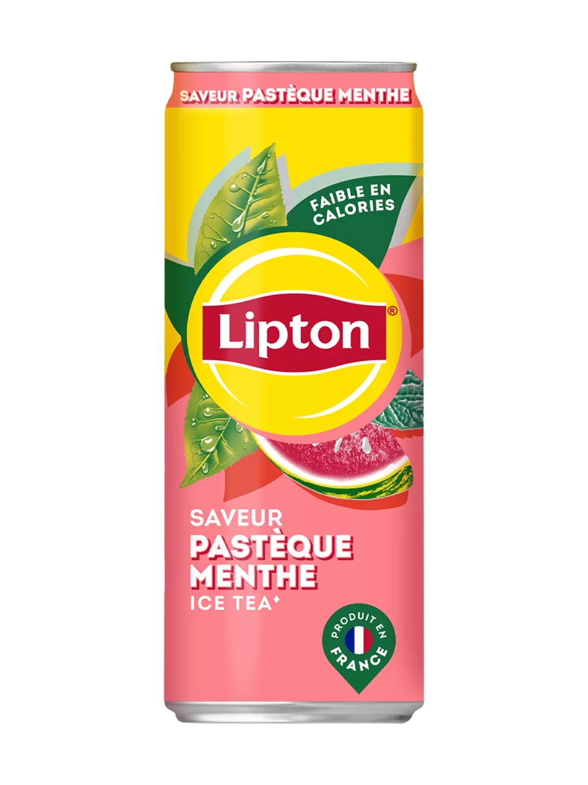 Lipton Ice Tea Pastèque Menthe — Canette 33 cl