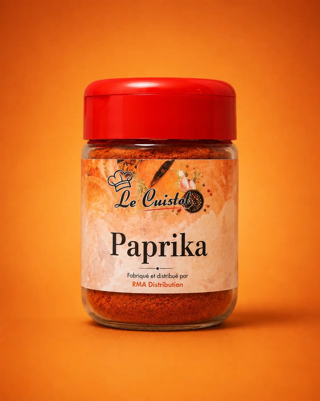 Le Cuistot Paprika — Bocal plastique prêt à l'emploi