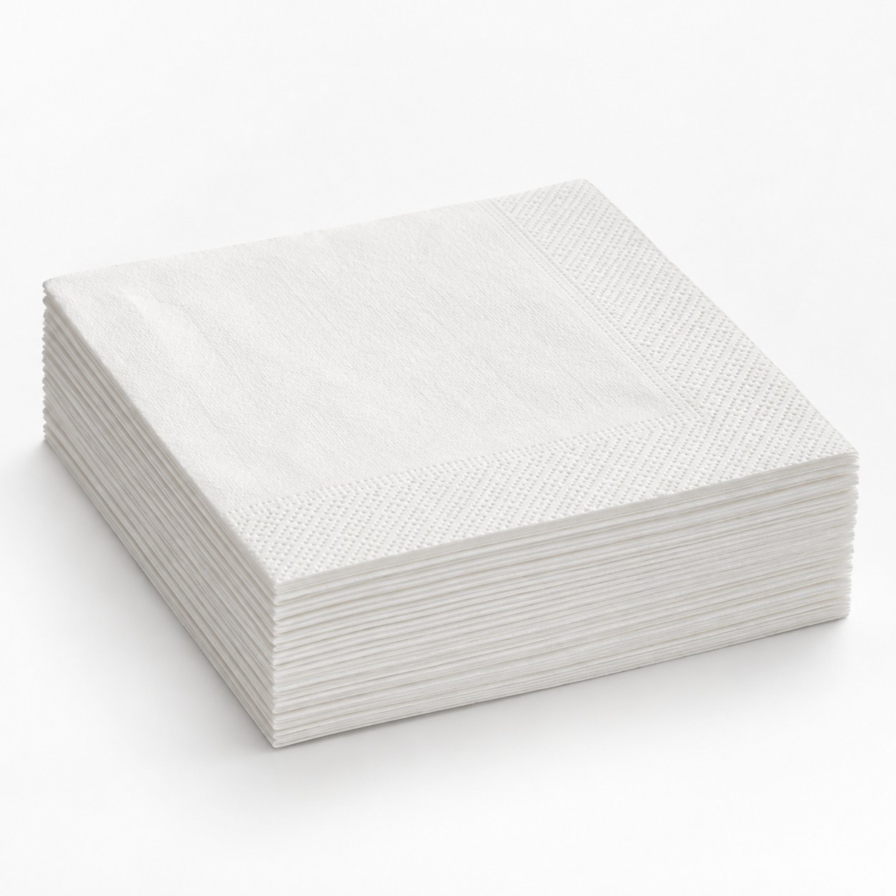 Serviettes en papier — Vue de face