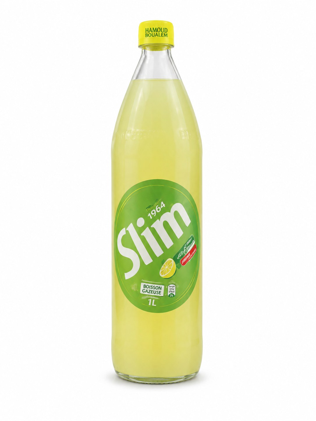 Hamoud Slim Citron — Bouteille verre 1 L