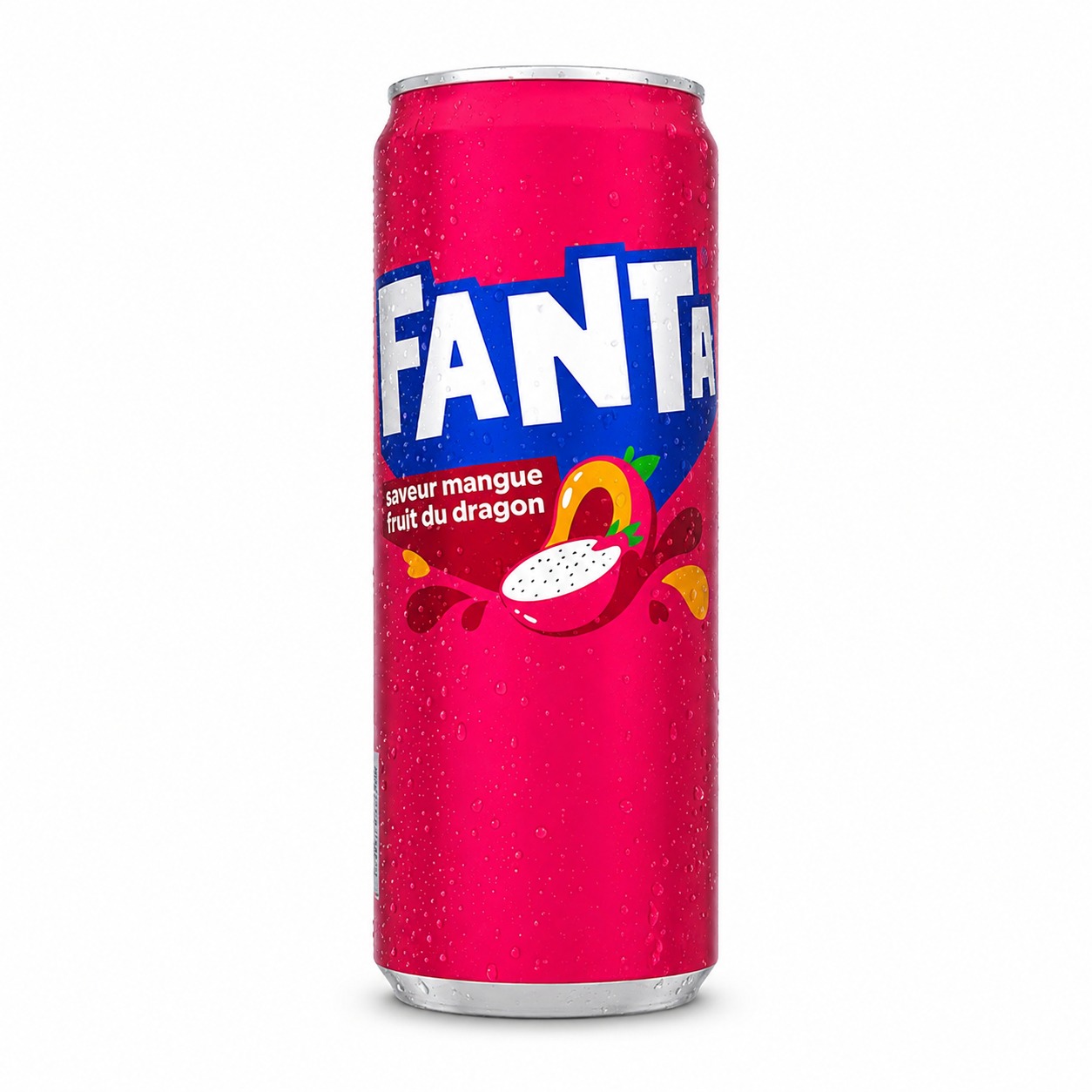 Fanta Mangue Fruit du Dragon — Canette 33 cl slim