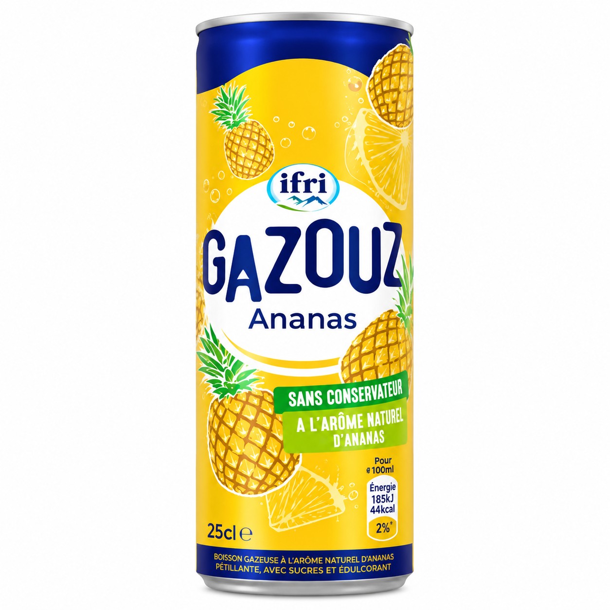 Ifri Gazouz Ananas — Canette 33 cl