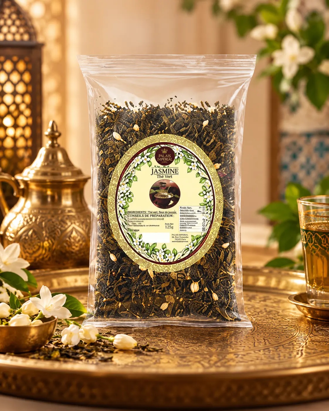 Thé vert au jasmin Palais Impérial — Thé vert au jasmin Palais Impérial — 125 g