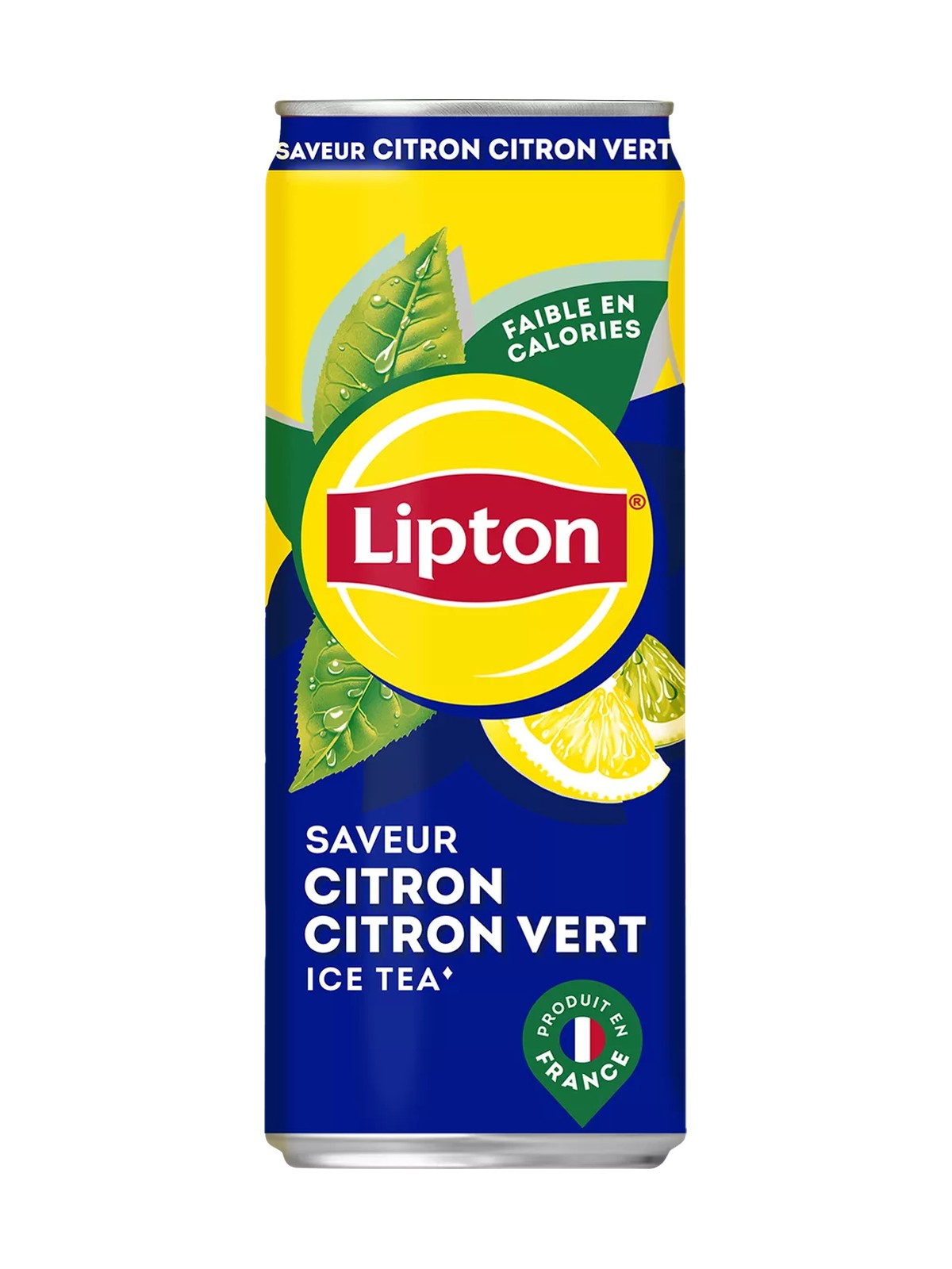 Lipton Ice Tea Citron Citron Vert — Canette 33 cl