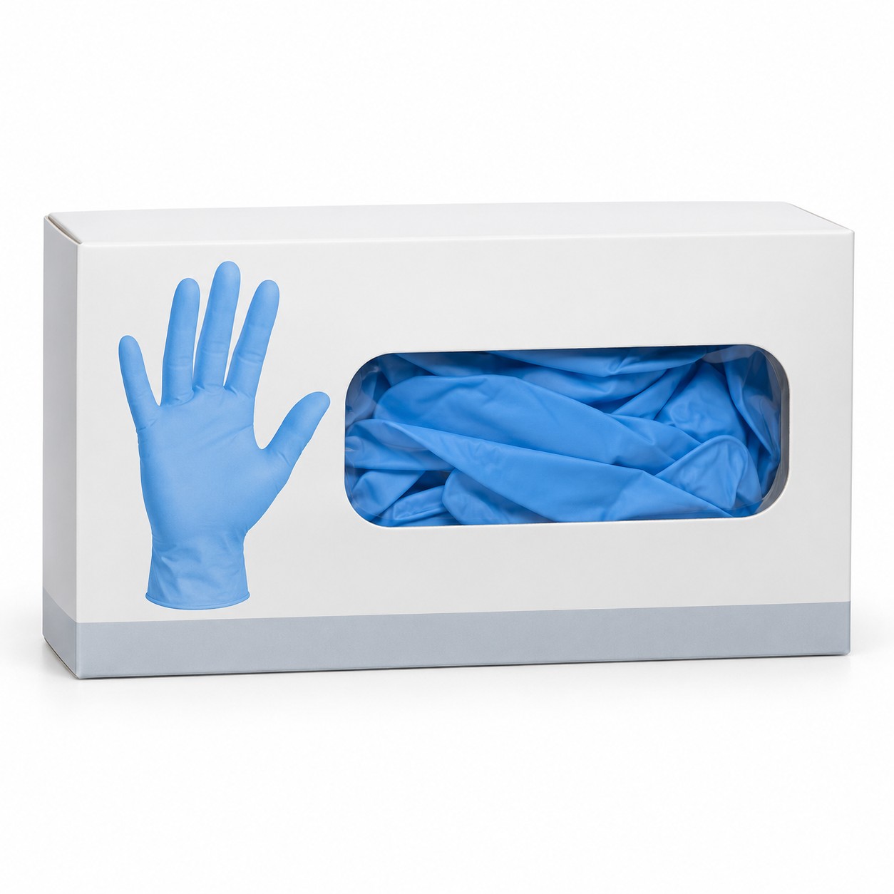 Gants jetables — Vue de face