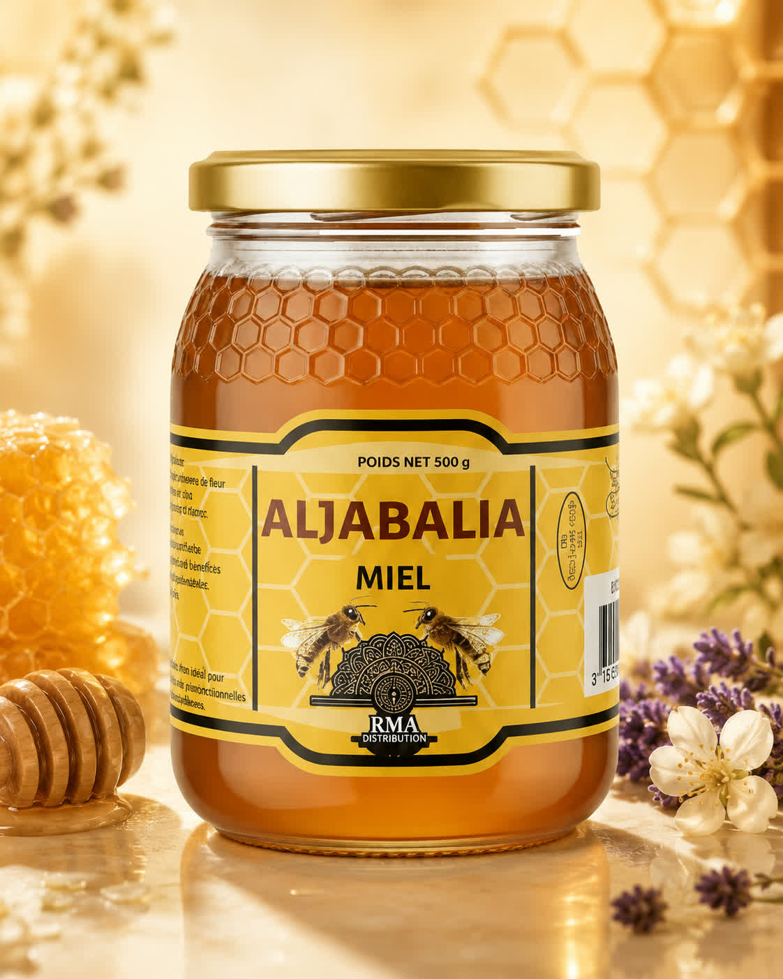 Miel Aljabalia — Pot 500 g