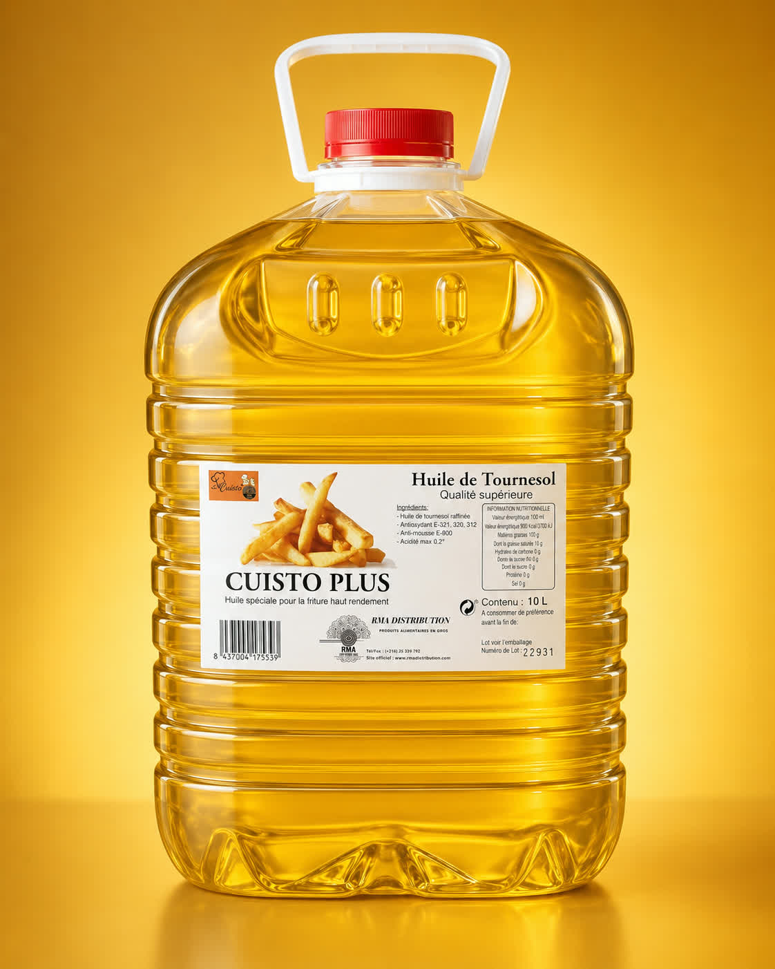 Huile de friture Cuisto Plus — Bidon 10 L