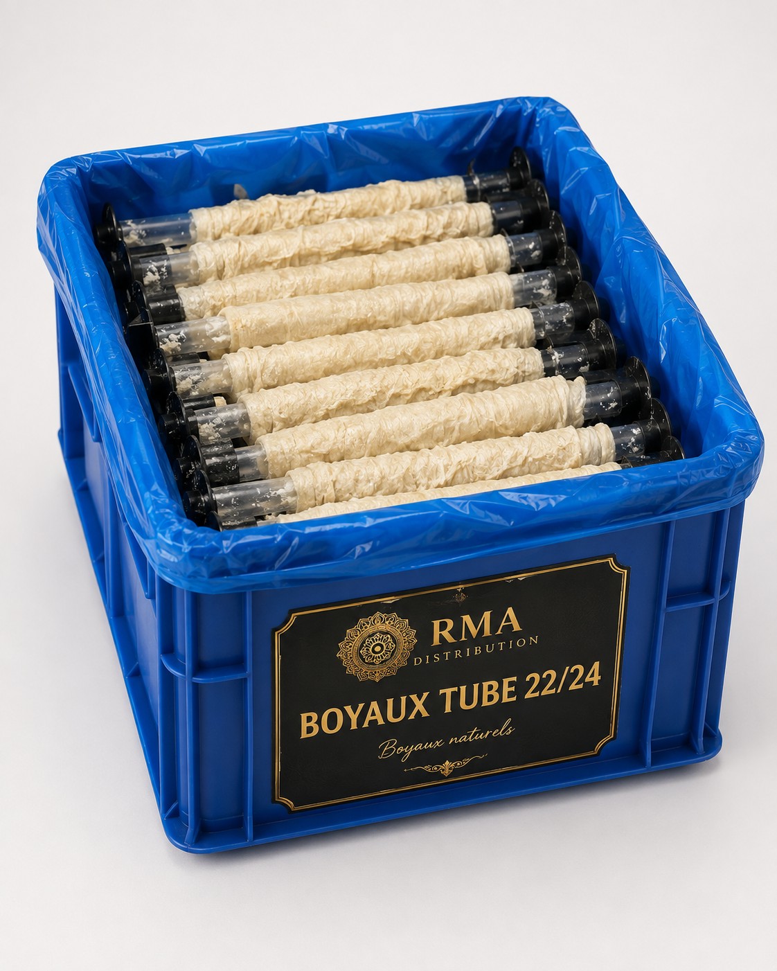 Boyaux naturels — Tube, Sel & Saumure — Tube 22/24
