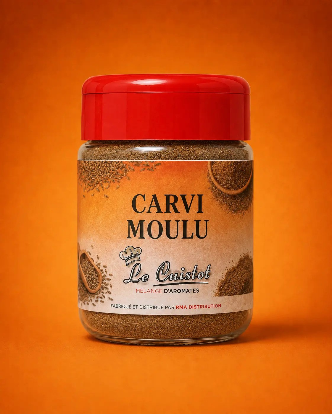 Le Cuistot Carvi Moulu — Bocal plastique prêt à l'emploi