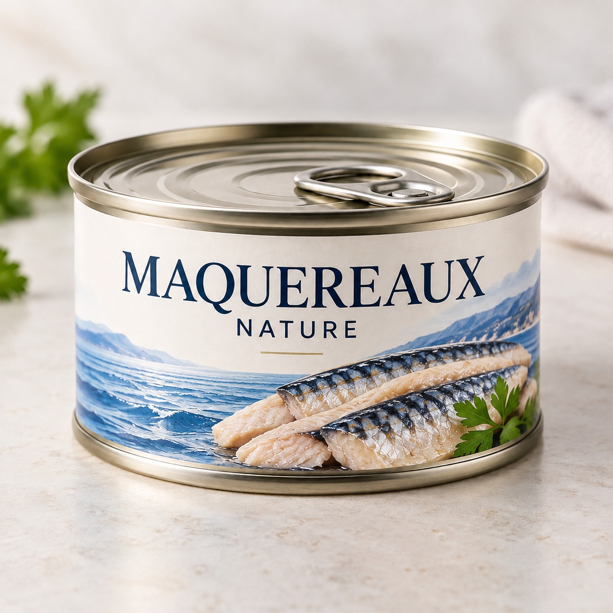 Maquereaux — Nature, Tomate & Moutarde — Maquereaux nature