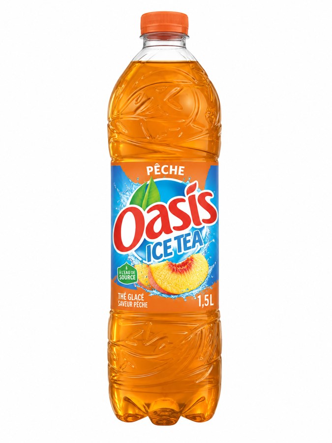 Oasis Ice Tea Pêche — Bouteille 1,5 L