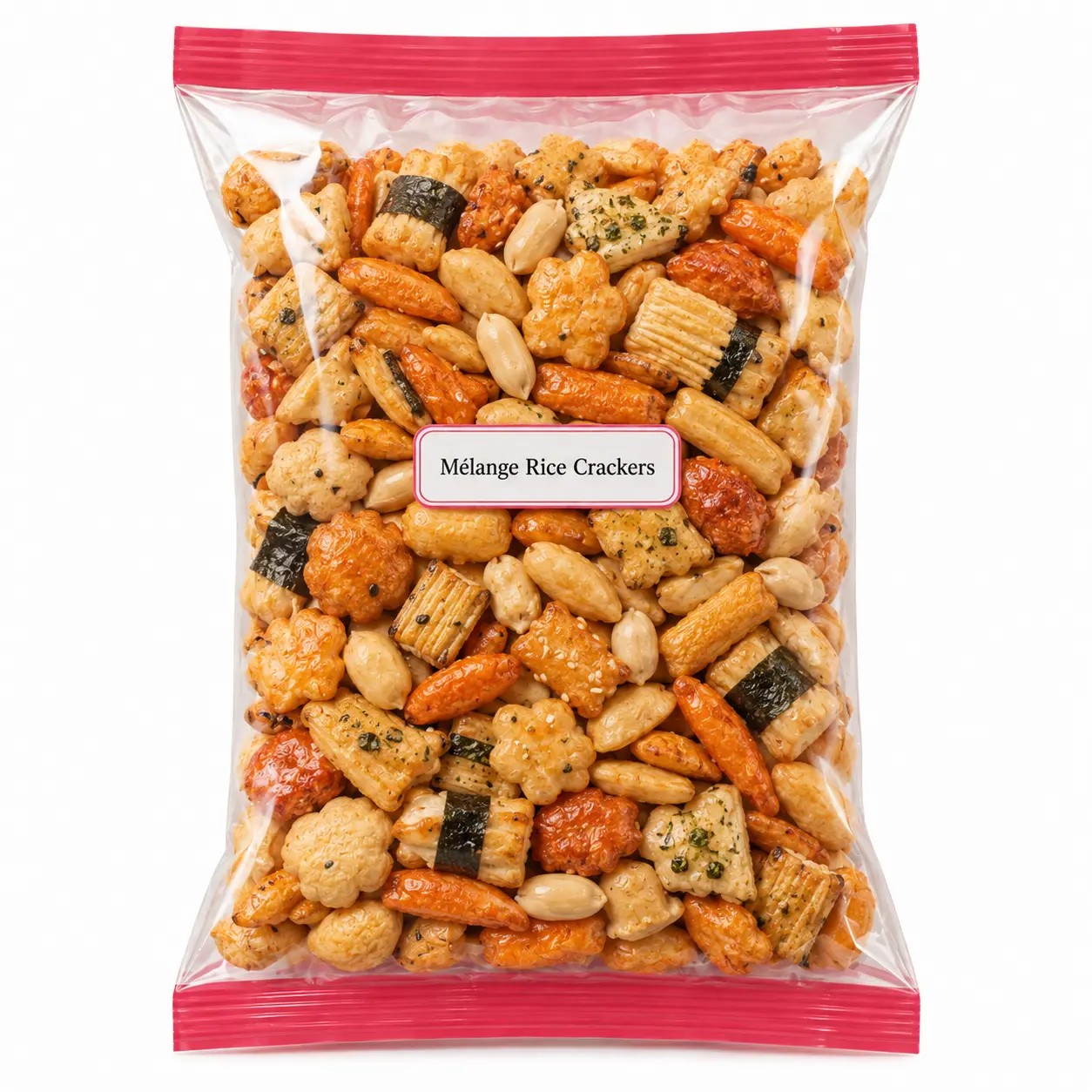 Mélange Rice Crackers — crackers de riz — Version sachet