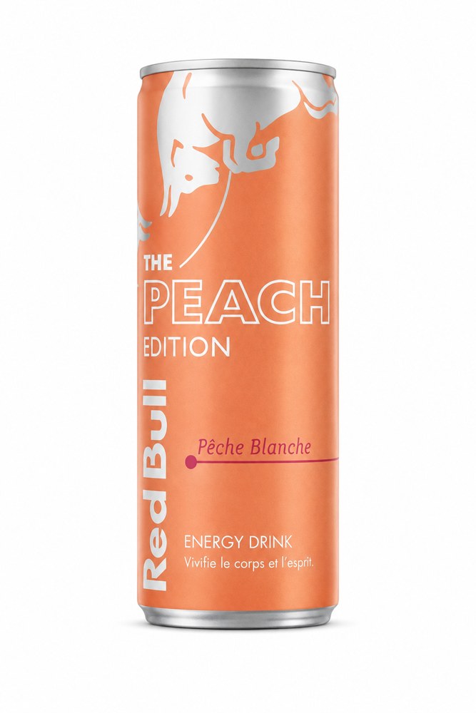 Red Bull Peach Edition Pêche Blanche — Canette 33 cl
