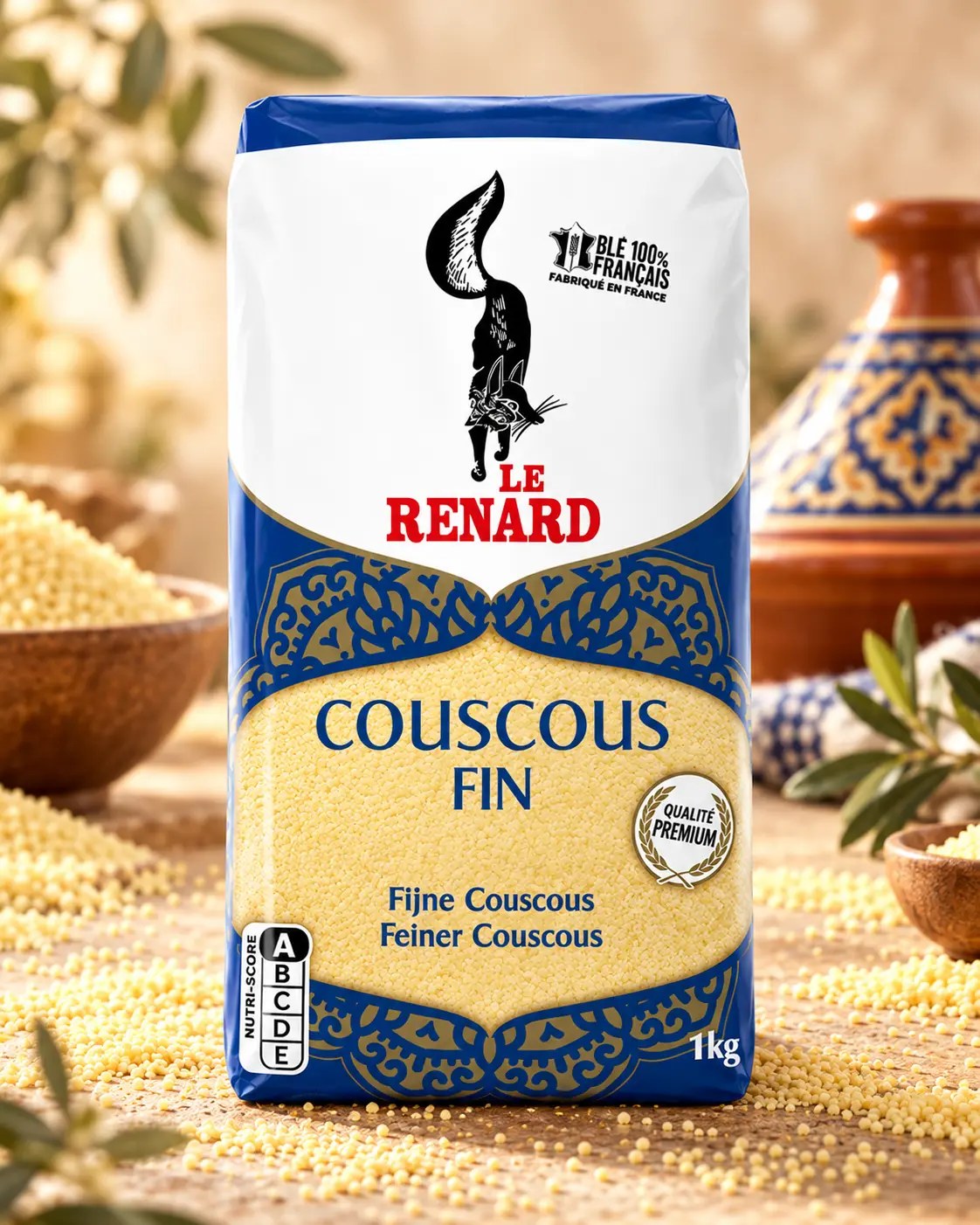 Couscous Le Renard — Couscous fin — 1 kg