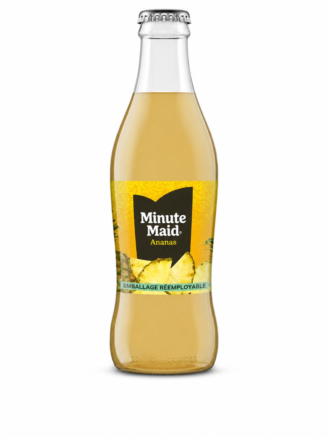 Minute Maid Ananas — Bouteille verre 25 cl