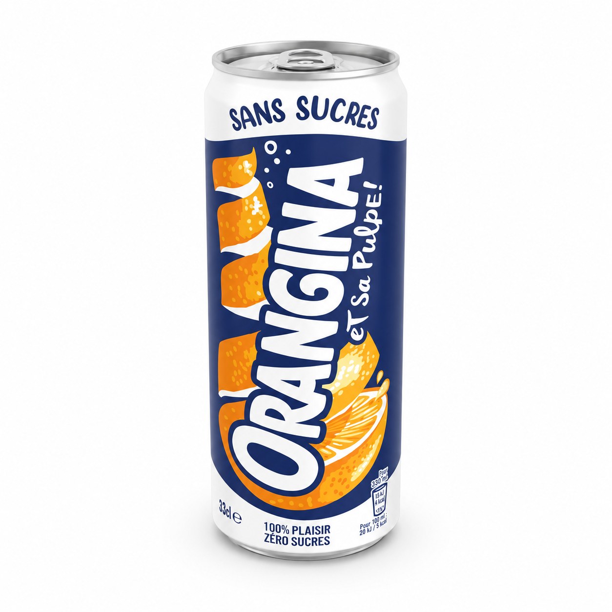 Orangina Zéro — Canette 33 cl