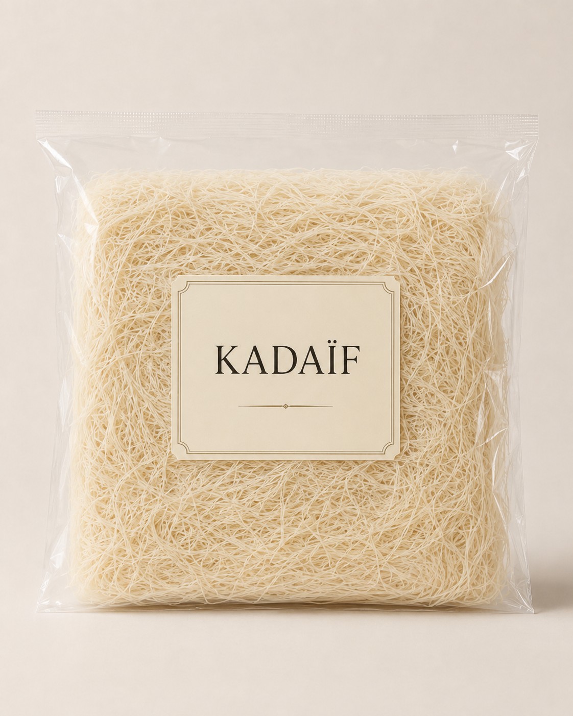 Kadaïf — Vue de face