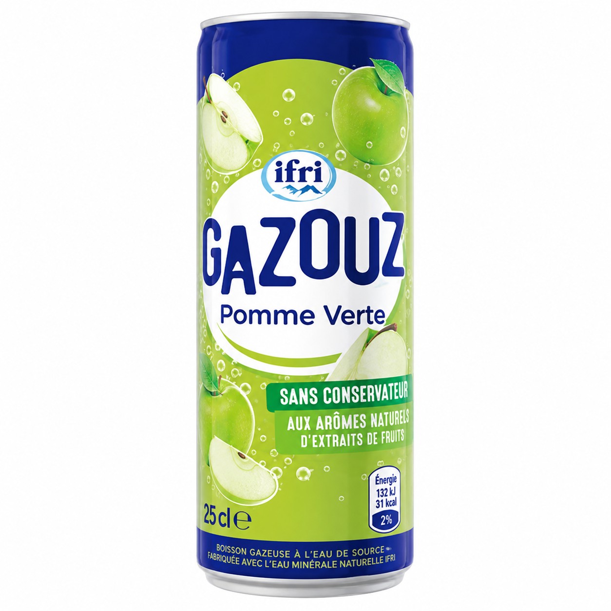 Ifri Gazouz Pomme Verte — Canette 33 cl