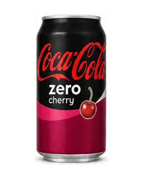Coca-Cola Cherry Zero — Canette 33 cl