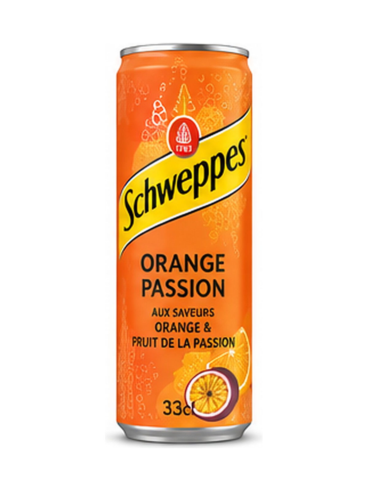 Schweppes Orange Passion — Canette 33 cl