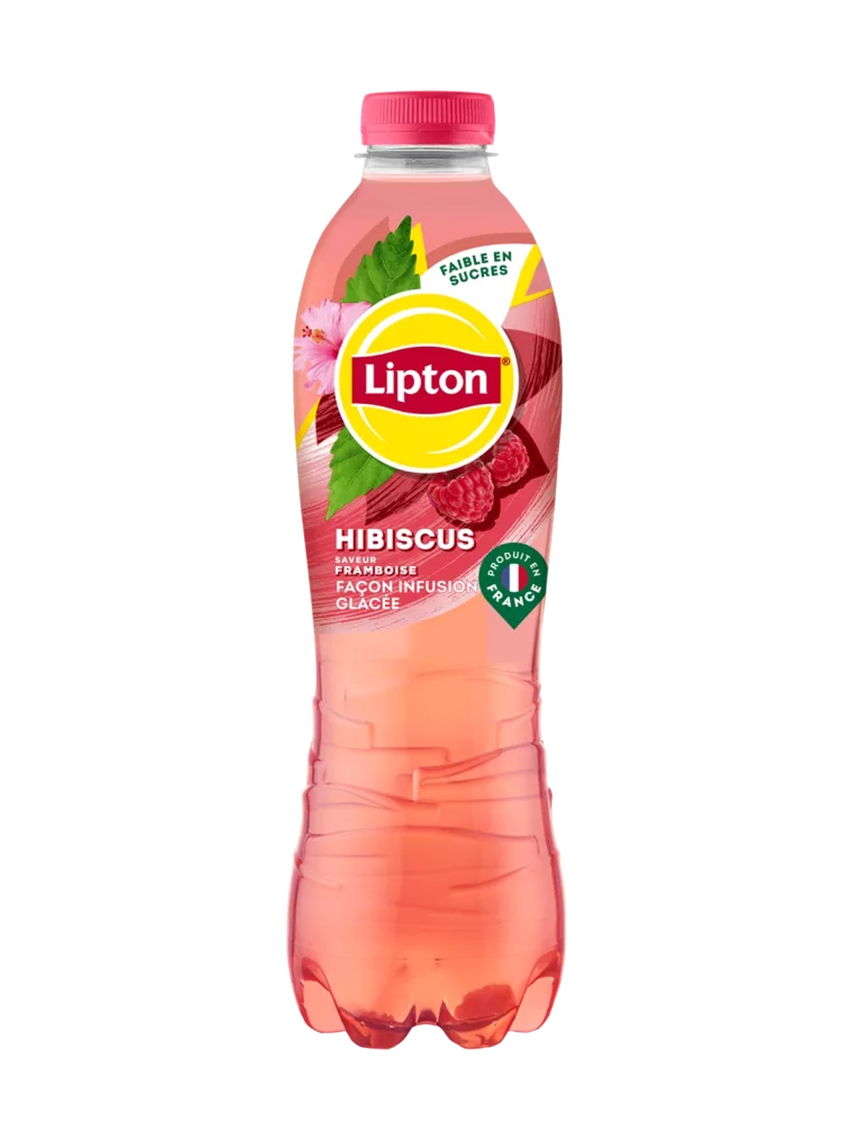 Lipton Hibiscus Saveur Framboise — Bouteille 1,25 L