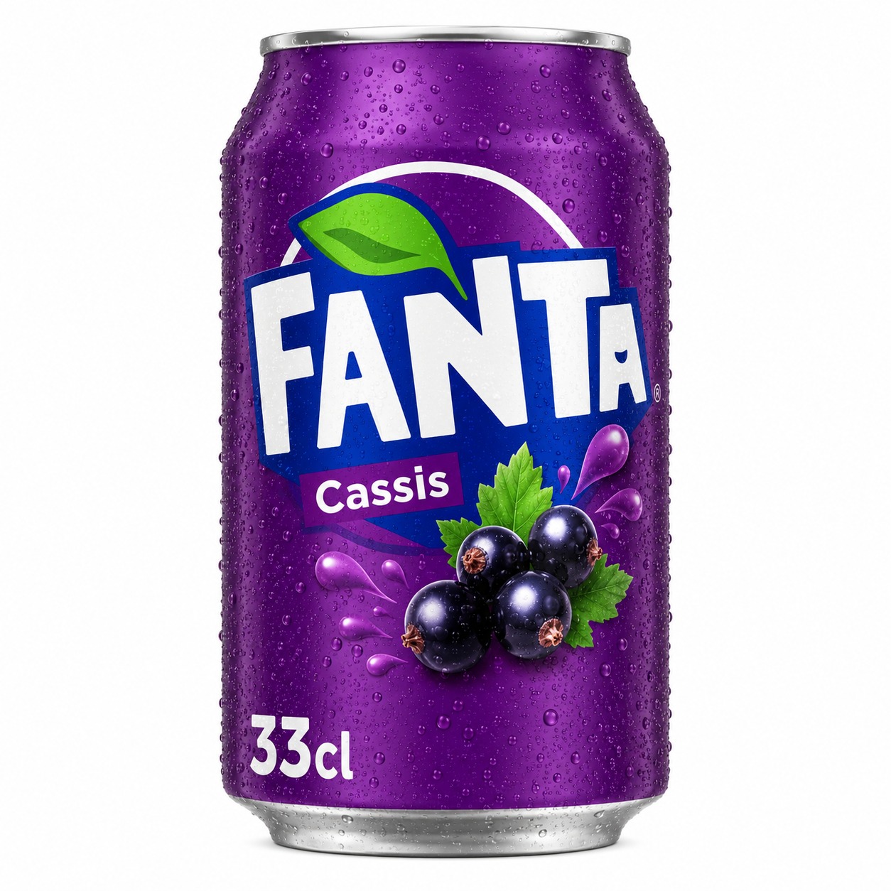 Fanta Cassis — Canette 33 cl