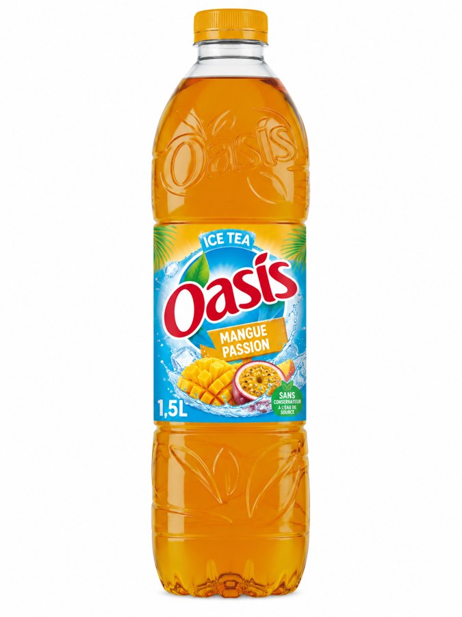 Oasis Ice Tea Mangue Passion — Bouteille 1,5 L
