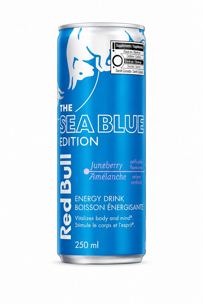 Red Bull Sea Blue Edition Amélanche — Canette 33 cl
