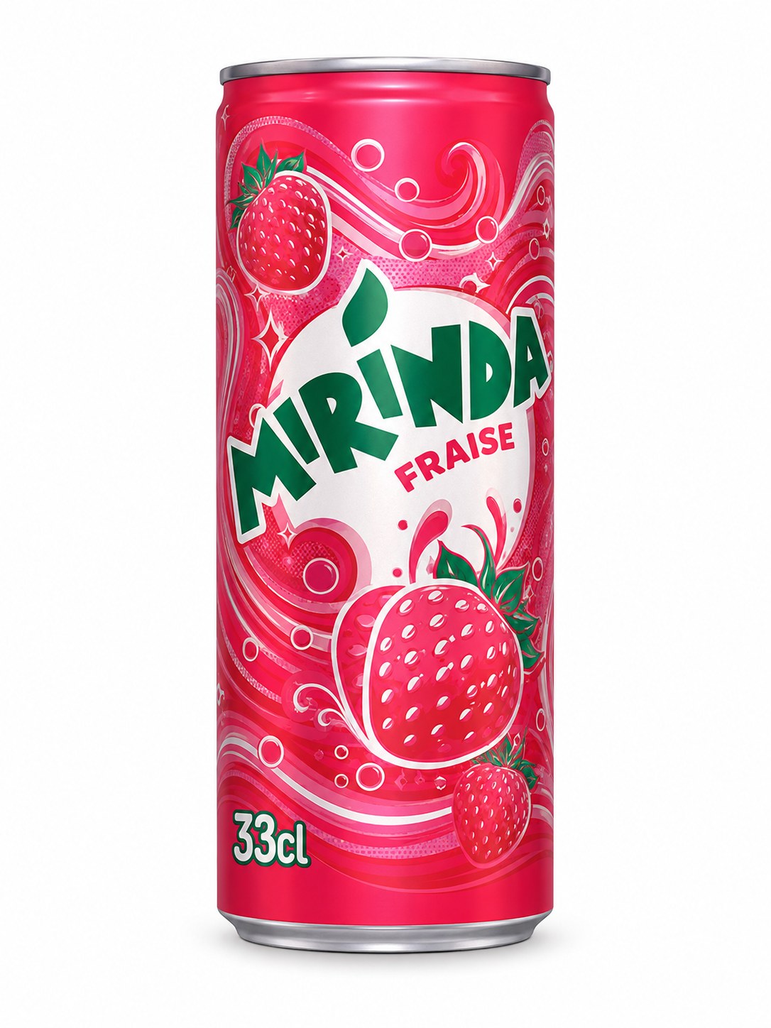 Mirinda Fraise — Canette 33 cl